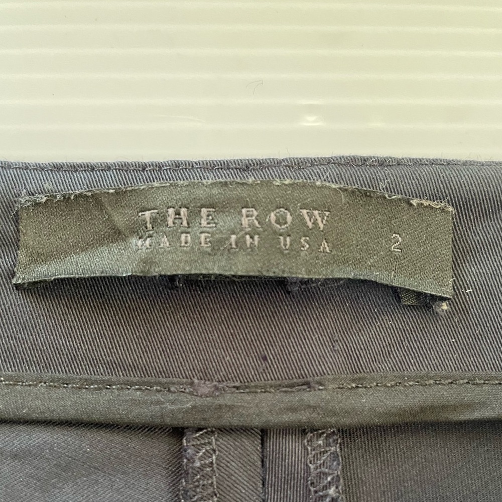 THE ROW Sotto Skinny Cropped Pant, Dark Navy $790 US 2 - Picture 6 of 7